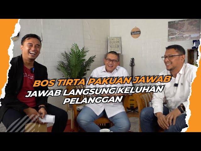 Bos Tirta Pakuan Jawab Langsung Keluhan Pelanggan